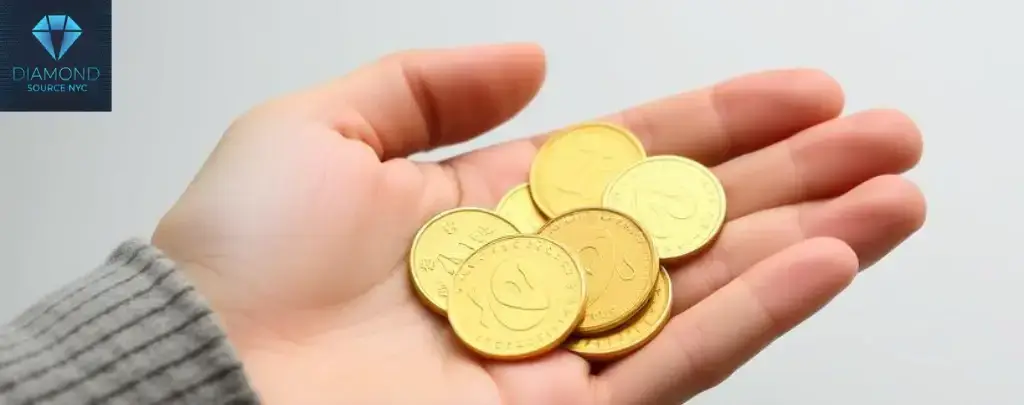 Selling gold jewelry, coins, or scrap gold for instant cash.